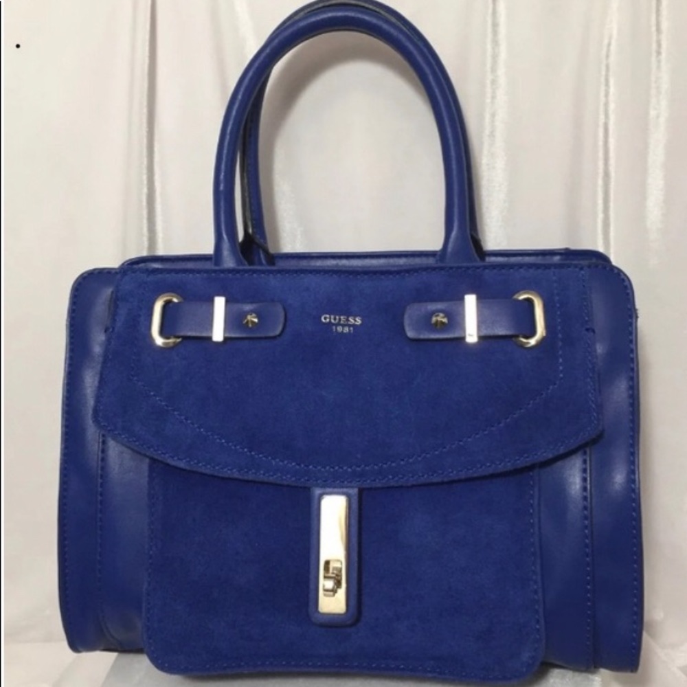 Guess cobalt blue Kingsley bag